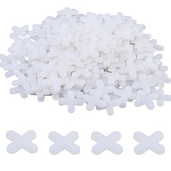 Белый Пластиковый инструмент для заделки швов, поперечный зажим для напольной плитки, для штамповки керамогранита, крестик, белые, 23x23x2.5 мм, около 90 шт / упаковка