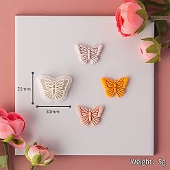 Бабочка Пластиковые формы, резцы глины, инструменты для лепки из глины, для серьги решений, бабочка, 2.1x3x1.15 см