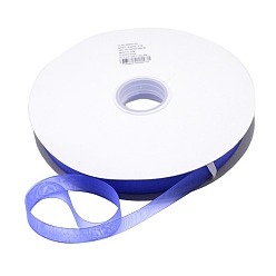 Фиолетовый Полиэстер органза лента, фиолетовые, 1/2 дюйм (13 мм), 200 ярдов / рулон (182.88 м / рулон)