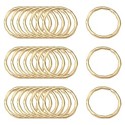 Light Gold Alloy Linking Rings, Round Ring, Light Gold, 29x1.5mm, Inner Diameter: 24mm