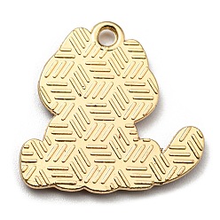 Lilac Printed Alloy Pendants, Golden, Cadmium Free & Nickel Free & Lead Free, Cat Shape Charms, Lilac, 20x20x2mm, Hole: 1.6mm