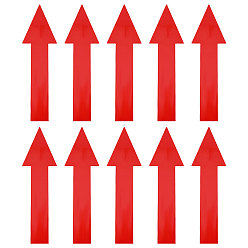 Красный 20шт. стрелок, пластиковые наклейки, водонепроницаемые самоклеящиеся этикетки-наклейки, красные, 305x99x0.2 мм