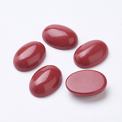 Synthetic Coral Synthetic Coral Cabochons, Oval, 25x18x8mm