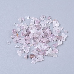 Rose Quartz Natural Rose Quartz Chip Beads, No Hole/Undrilled, 2~8x2~4mm, about 8500pcs/500g