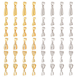 (52) Непрозрачная лаванда 48шт 12 стилей латунные щипцы для колки льда, разноцветные, 10~19x5.5~8 мм, 8 шт / стиль