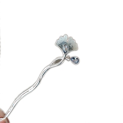 Лист Палочки для волос из сплава со стразами, аксессуары для волос для женщин и девочек, лист, 185 мм