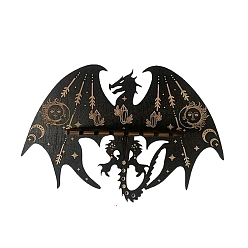 Dinosaur Настенные деревянные маятниковые держатели для биолокации, хрустальный подсвечник, принадлежности для колдовства, динозавр, 300x200 мм