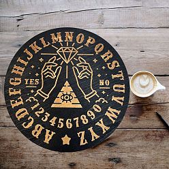 Алмаз Деревянная маятниковая доска, биолокация гадальная доска, для колдовства принадлежности для викканского алтаря, алмаз, 150x5 мм