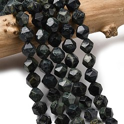 Яшма Камбаба Натуральные пряди камбабы из яшмы, звезды вырезать круглые бусы, граненые, 7~8x7~8x7~8 мм, отверстие : 1 мм, около 46~47 шт / нитка, 14.72''~15'' (37.4~38.1 см)