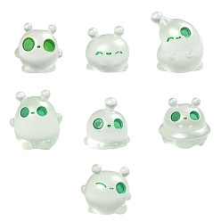 Нектар Светящаяся непрозрачная смола и демонстрационный декор, для украшения рабочего стола домашнего офиса, светится в темноте, разнообразные, нектар, 10~22x17~22x17~22 мм