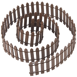 Кокосово-Коричневый 1украшения для забора из дерева, микропейзаж, украшение сада кукольного домика, кокосового коричневый, 900x50 мм