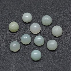 Амазонит Природные кабошонов амазонит, полукруглые / купольные, 4x1.5~2.5 мм