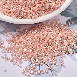 (DB1533) Opaque Light Salmon Ceylon MIYUKI Delica Beads, Cylinder, Japanese Seed Beads, 11/0, (DB1533) Opaque Light Salmon Ceylon, 1.3x1.6mm, Hole: 0.8mm, about 20000pcs/bag, 100g/bag