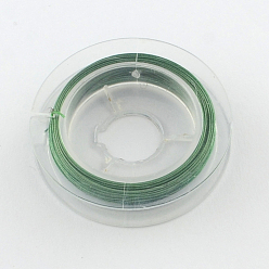 Medium Sea Green Tiger Tail Wire, Nylon-coated Stainless Steel, Medium Sea Green, 0.45mm, about 32.8 Feet(10m)/roll