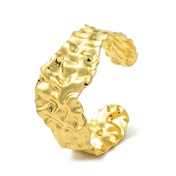 Real 18K Gold Plated Brass Twist Cuff Bangles, Long-Lasting Plated, Lead Free & Cadmium Free, Real 18K Gold Plated, Inner Diameter: 2-1/4 inch(5.7cm)