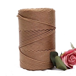 Верблюжий Пряжа из ткани чинлон, для ручного вязания толстой нити, пряжа для вязания крючком, верблюжие, 4~5 мм