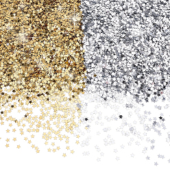 Mixed Color 160g 2 Colors Plastic Cabochons, Star, Mixed Color, 5.5x5.5x0.2mm, about 80g/color