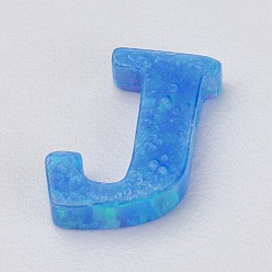 Letter J Синтетические опаловые прелести, letter.j, 10x8x2.5 мм, отверстие : 0.8 мм