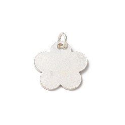 Серебро 925 подвески из серебра, , с целью перехода в кольце, серебряные, 9.5x10x0.5 мм, отверстие : 2 мм