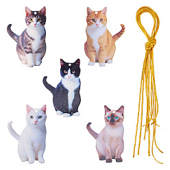 (52) Непрозрачная лаванда 1большие подвески из непрозрачного акрила с принтом в виде сумки, форма кошки, разноцветные, 77x52.5x3 мм, отверстие : 3 мм