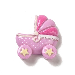 Другие Детская тема, непрозрачная смола, декодированные кабошоны, Детские коляски, 27x25x8 мм