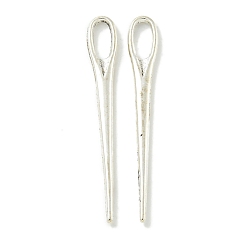 Античное Серебро Сплавочные подвески тибетского стиля, без свинца и без кадмия, формы игл, античное серебро, 38x5.5x1.5 мм, отверстие : 3x6.5 мм