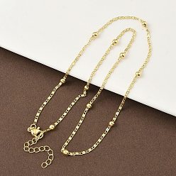 Настоящее золото 18K 3.5Мм цепочка с круглыми овальными звеньями из латуни для женщин, стойки покрытие, долговечный, без свинца и без кадмия, реальный 18 k позолоченный, 17.95 дюйм (45.6 см)