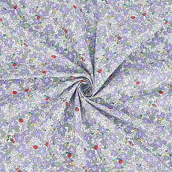 Chardon Tissu en coton imprimé de fleurs pour vêtements et loisirs créatifs, chardon, 1000x1500mm