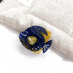 Fish Заколки для волос в форме когтей из ацетата целлюлозы, аксессуары для волос для женщин и девочек, морские животные, рыба, 41x54 мм