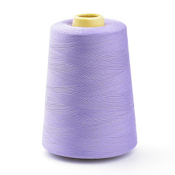 Medium Purple Polyester Sewing Thread Cords, For Cloth or DIY Craft, Medium Purple, 0.1mm, about 7000yards/roll