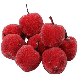 Red Foam Simulation Apple Model, Artificial Fruit, Photography Props Home Decoration, Red, 41x34x33.5mm