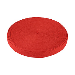 Roja Cintas de sarga de algodón, cintas de espiga, para coser manualidades, rojo, 3/4 pulgada (20 mm), 45 m / rollo