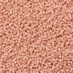 (DB2111) Duracoat Dyed Opaque Tea Rose MIYUKI Delica Beads, Cylinder, Japanese Seed Beads, 11/0, (DB2111) Duracoat Dyed Opaque Tea Rose, 1.3x1.6mm, Hole: 0.8mm, about 20000pcs/bag, 100g/bag