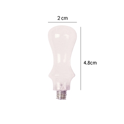 Хрусталь Ручка для штампов с восковой печатью из натурального кварца, для diy scrapbooking, 48x20 мм