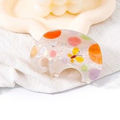 Оранжевый Заколки для волос из пвх, оранжевые, 80x65x55 мм