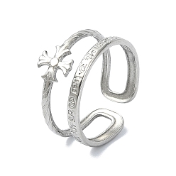 Нержавеющая Сталь Цвет 304 манжеты-кольца с двойным кручением из нержавеющей стали, цвет нержавеющей стали, регулируемый, 10.5 мм