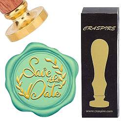 Слово Латунная восковая печать с деревянной ручкой, для diy scrapbooking, слово, 25 мм