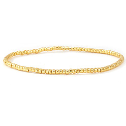 Золотистый Браслеты из искусственного жемчуга с эластичной лентой для женщин, золотые, 6.30 дюйм (16 см)