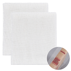 (404) Непрозрачное AB Кислое яблоко Хлопчатобумажная ткань для переплета книг, цветочный белый, 1150x500x0.4 мм, 2 шт / комплект