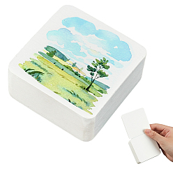 Белый 1портативные альбомы для рисования и рисования на ПК, квадратный, белые, 65x65x29 мм, 60 листов/шт.