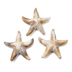 Белый Навахо Акриловые подвески из имитационной оболочки, прелести морская звезда, навахо белый, 48.5x45.5x10 мм, отверстие : 2 мм, о 87 шт / комплект