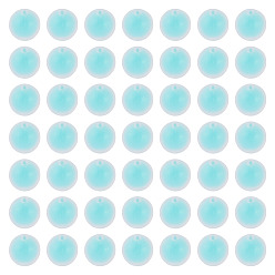 Pale Turquoise Silicone Beads, Round, Pale Turquoise, 14.5mm, Hole: 2.5mm
