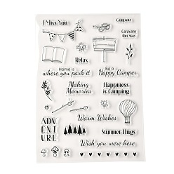 Другие Тпр слова прозрачный штамп, для diy scrapbooking, фотоальбом декоративный, изготовление карт, праздничный узор, 21x15x0.3 см, шаблон: 4~74x9~94 мм.
