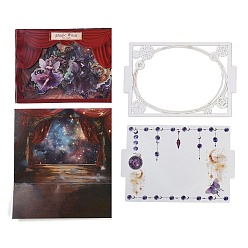 Темно-Фиолетовый Водонепроницаемые наклейки для животных, декоративные наклейки, для бутылок с водой, портативный компьютер, багаж, чашка, компьютер, мобильный телефон, скейтборде, гитарные наклейки, темно-фиолетовый, 39~107x32~100x0.1 мм