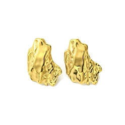 Others 304 Stainless Steel Stud Earrings for Women, 26.5x18.5mm