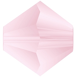 70220 840 Pink Sapphire Matt Хрустальные бусины preciosa®, чешский хрусталь, биконус(451 69 302 рондель), 70220 840 розовый сапфир матовый, 4 мм, отверстие : 0.8 мм