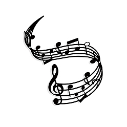 Musical Note Железные настенные художественные украшения, для парадного крыльца, гостинная, кухня, матовый стиль, музыкальная нота, 250x287x1 мм