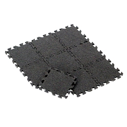Черный 9 шт. тканевые мини-коврики для сращивания, детские ковры, аксессуары для домашнего кукольного домика с микро-ландшафтом, притворяясь опорными украшениями, чёрные, 35x35x2 мм
