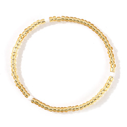 Золотистый Богемный цветной эластичный браслет из бисера для женщин и девочек