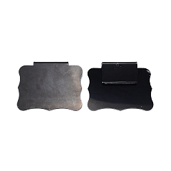 Schwarz Acryletikett Display Tafel, für Supermarkt, Bäckerei, Cafe Preisschild, Schwarz, 7x8.9x1.3 cm